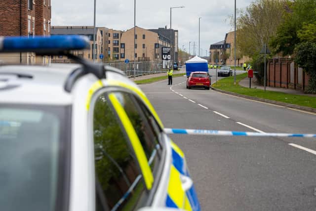 Murder scene in New South Bridge Road