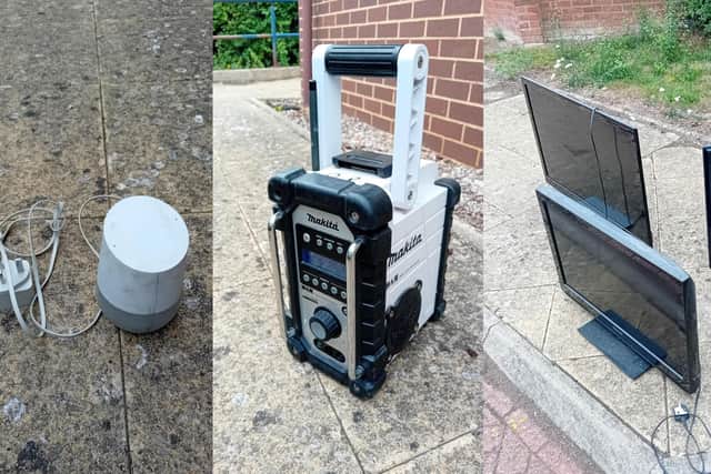 Equipment seized from Oliver Page's home in King's Sutton.