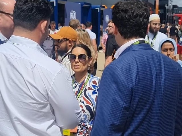 Priti Patel, the former Home Secretary.