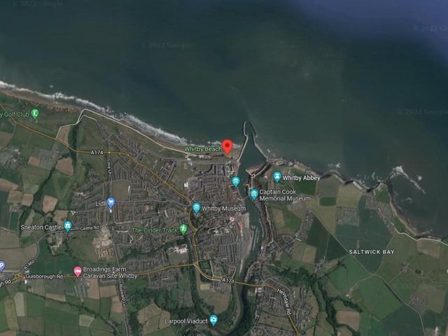 Whitby has beaches on both sides of the River Esk. On the east side is the smaller Tate Hill, a sheltered sandy beach that allows dogs all year round. On the other side of West Pier is West Cliff, a larger sandy beach with colourful beach huts, deckchair and windbreak hire, a children's paddling pool and donkey rides (www.scarborough.gov.uk)