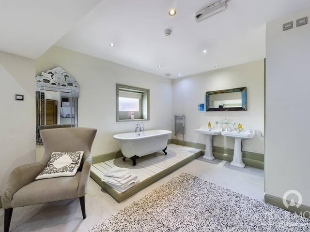 13 bedrooms, a swimming pool, a gym and gardens in this period home.