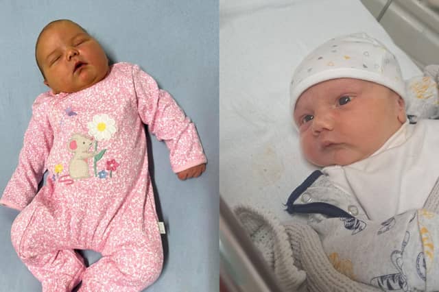 Some of the very cute babies born in Northampton in November 2024...