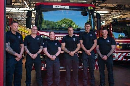 A group of Northamptonshire Fire and Rescue Service workers pictured.