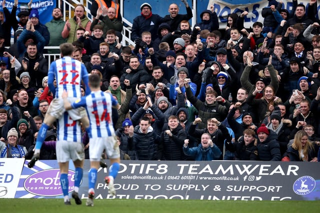 Hartlepool United will have enough to avoid relegation, but they will be looking over their shoulders. They will add 18 more points to their current tally and avoid relegation by nine points.