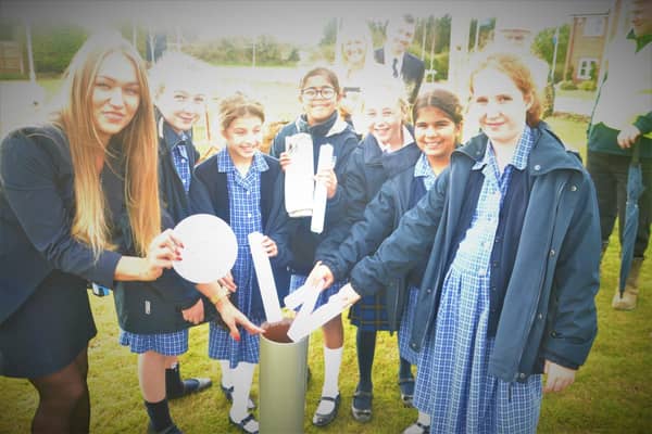 Community comes together to bury commemorative time capsule at Tilia Homes’ Landimore Park