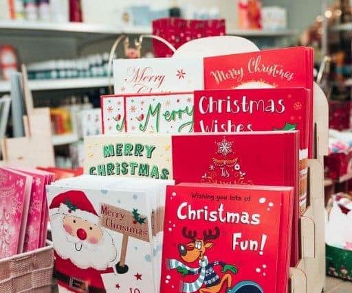 A selection of Christmas cards.