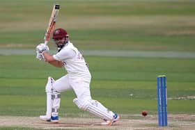 Ricardo Vasconcelos top-scored for Northants on a difficult day at Canterbury