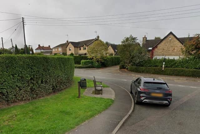 The incident happened close to a bench at the junction of Murswell Lane and High Street in Silverstone.