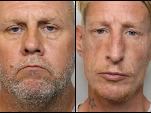 Gribbin, of Station Road, Kettering and Rowe were jailed over an attempted knifepoint robbery in Kettering’s Horse Market in July 2025. Rowe, 40, of Clacton-on-Sea, Essex, admitted grievous bodily harm, attempted robbery of cash and knife possession and was sentenced to seven years, six months. Gribbin pleaded guilty to attempted robbery and knife possession and was given seven years, two months.