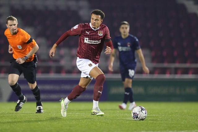 A huge shift from the midfielder who had nothing left in the tank well before full-time but kept going. Excellent on and off the ball and must have covered every blade of grass. The standout moment was his fabulous work to create the equaliser and get Cobblers back in the game... 8 CHRON STAR MAN