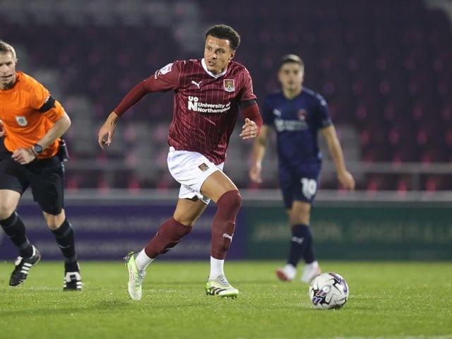 A huge shift from the midfielder who had nothing left in the tank well before full-time but kept going. Excellent on and off the ball and must have covered every blade of grass. The standout moment was his fabulous work to create the equaliser and get Cobblers back in the game... 8 CHRON STAR MAN