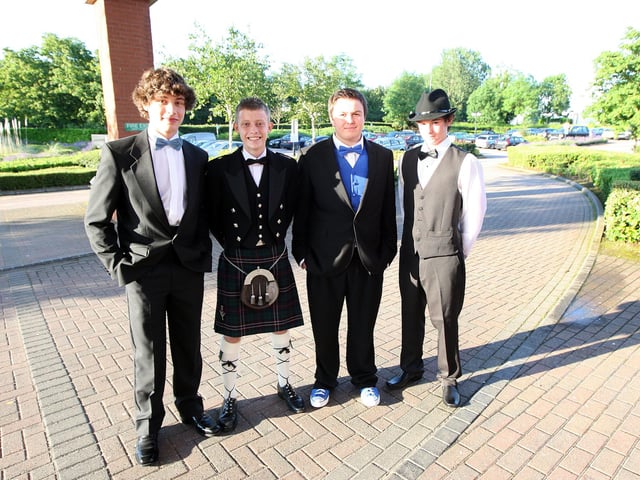 Weavers Year 11 school prom at The Hilton Hotel, Northampton.