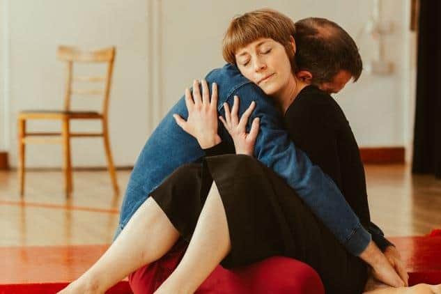 The Witness performers Jo Blake and Robert Clark