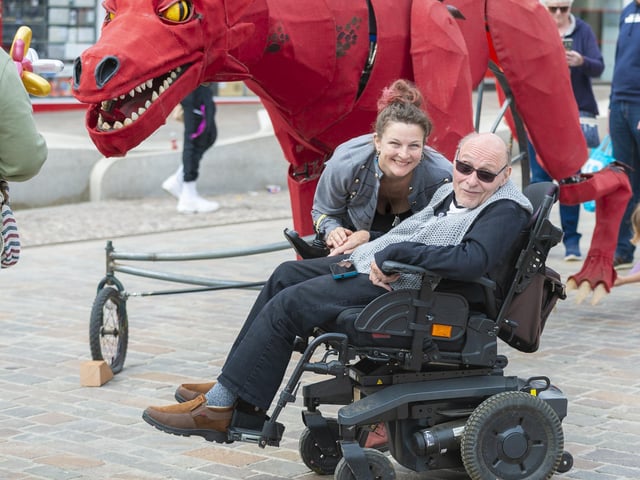 Northampton Town Council hosted a free St George's Day event on the Market Square on April 26, which included many family-friendly, fun activities.