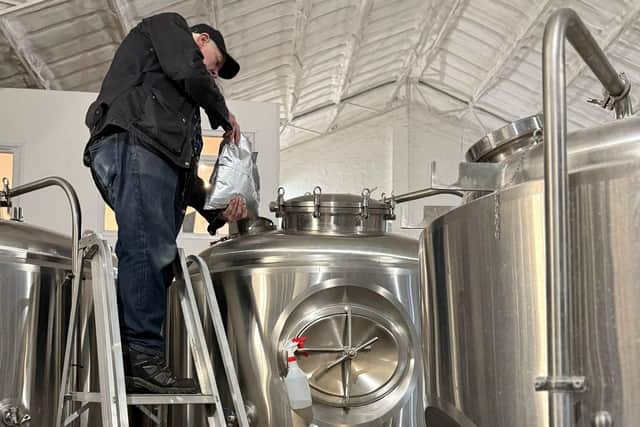 Richard has been working on the project alongside Three Hills Brewery for a couple of years and believed March was the right time to open the off-site taproom.