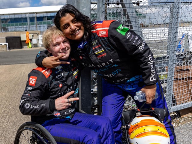 Noah Cosby and Asha Silva