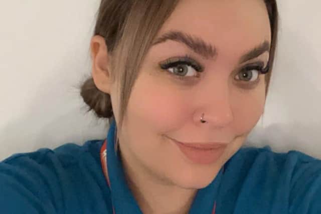 Abby has changed her career path and is training to become a mental health nurse