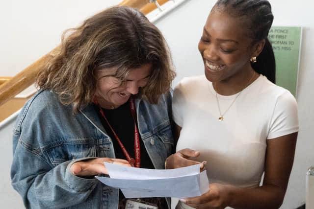 73% of grades achieved at A-level were A*-C