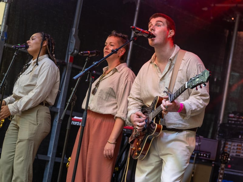 Woahgetter performing on the Main Stage at the Northampton Music Festival on Sunday, September 8, 2024. Photo by David Jackson.