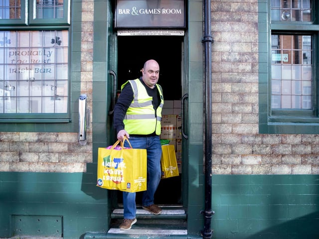 1,700 food parcels were given to more than 70 schools across the county to mark the charity’s third anniversary.