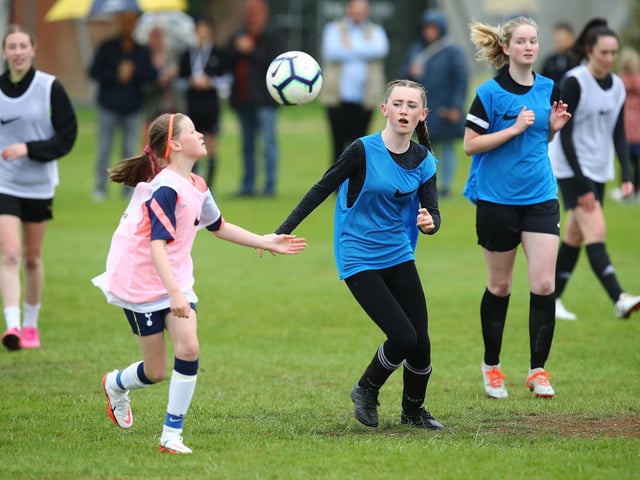 Harpole Legends played Cobblers Legends to mark the village club's milestone birthday