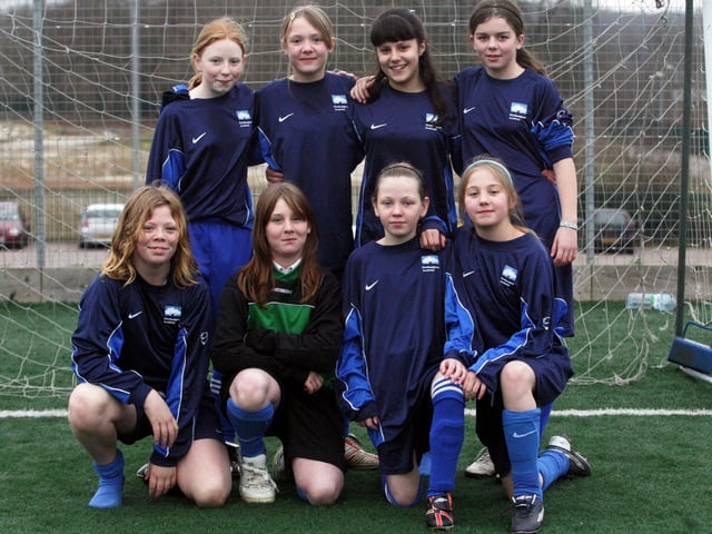 Girls Football Tournament at The Academy, Wellingborough Road, Northampton Academy WHITE Team Pic