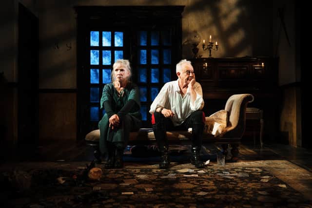 Hilton McRae (Captain) and Lindsay Duncan (Alice) in The Dance of Death. Photo: Alex Brenner