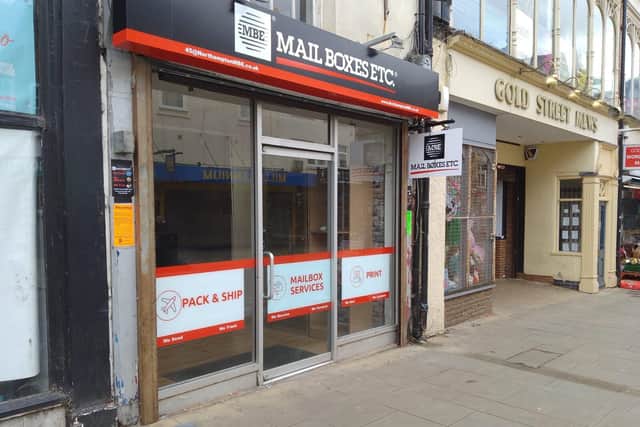 Mail Boxes Etc in Gold Street opens next week