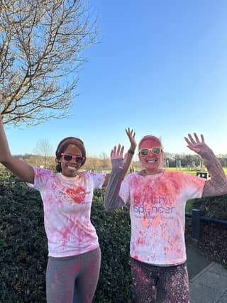 Lorraine Lewis, The Lewis Foundation & Michelle Leighton, Cynthia Spencer Hospice
