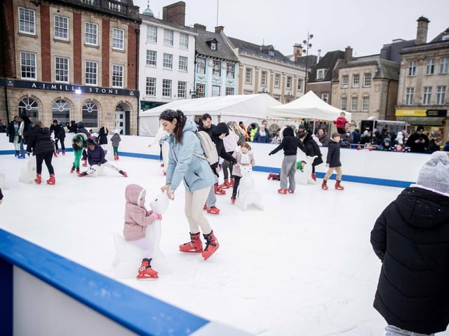 Families enjoyed ice skating, curling and more on Saturday January 18, 2025.
