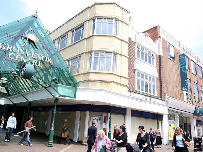 2008 - Woolwich Building Society building in Abington Street, next to the Grosvenor Centre entrance