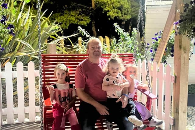 33-year-old Danny Shanahan, who is a father to three daughters aged two, three and five, began his treatment plan in mid-March – which consists of 14 rounds of chemotherapy over seven months and radiotherapy during the final two months.