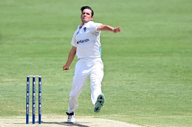 Chris Tremain in action for New South Wales in February