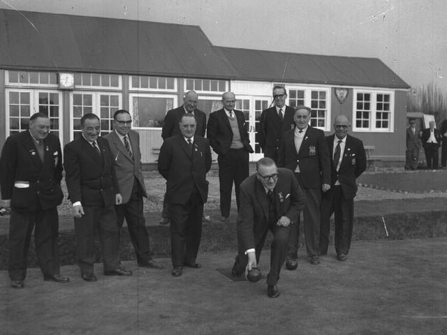 Bowls club opening, April 23, 1965