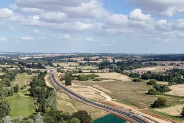 Northampton’s £54.5m North West Relief Road (NWRR) has won a regional civil engineering award — even though it remains closed to traffic two months after it was finished.