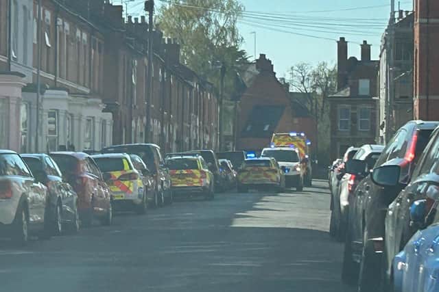 Police were called to Colwyn Road this morning (April 20) where they found one woman and one man had suffered injuries