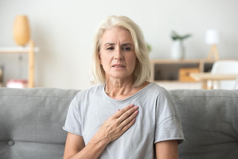 Long Covid can also cause chest pain or tightness.