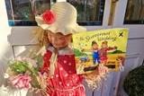 Penelope, age four, as Betty O'Barley from The Scarecrows Wedding.