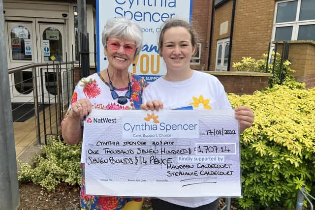 Cheque given for fundraiser