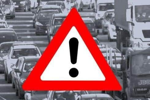 The A5 in Northamptonshire is closed in both directions.