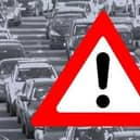 Drivers are warned of delays on the A428 in Northamptonshire.