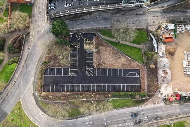 The car park on Eastern Island is temporarily closed