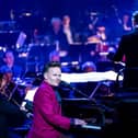Joe Stilgoe performing with the BBC Concert Orchestra