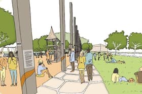 An artist's impression of what the site could look like