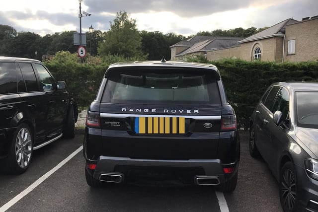 'Wow. That's a full house, surely? Range Rover ✓ Private plates ✓ Pretentious location ✓ Awful parking ✓ What do I win?'