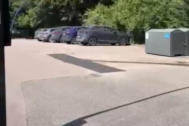 The Tove Car Park has been returned to normal