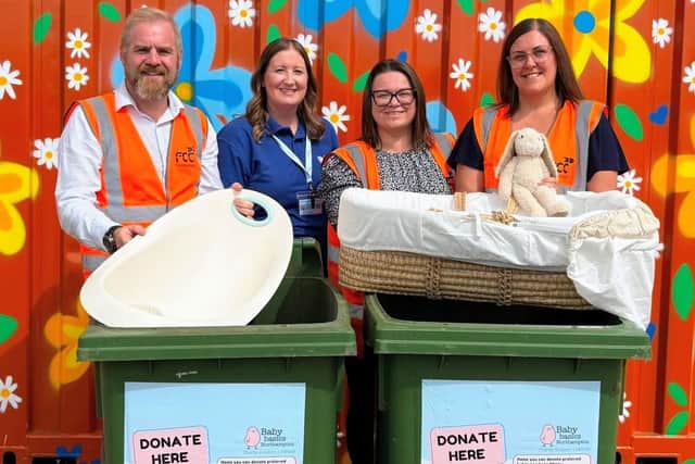 The new partnership between FCC Environment, West Northamptonshire Council (WNC) and Baby Basics Northampton