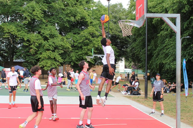 Basketball Northants held a 3x3 tournament for male, female, junior and wheelchair basketball teams on Sunday July 31. It was the first event on the new courts.