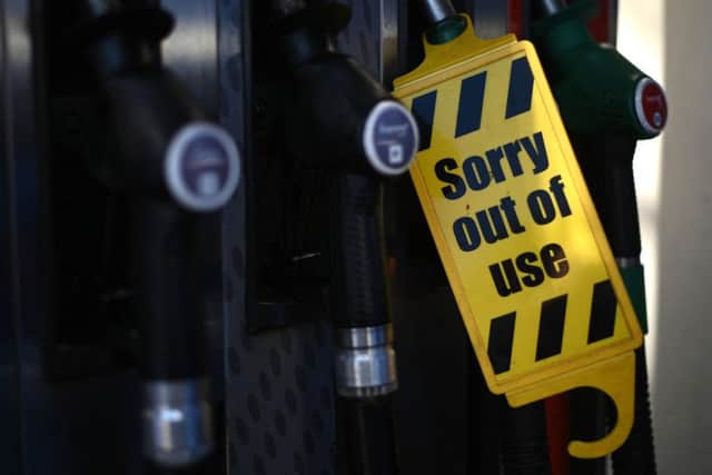 Some supermarket pumps ran dry at garages in Northampton, Wellingborough and Kettering over the weekend.