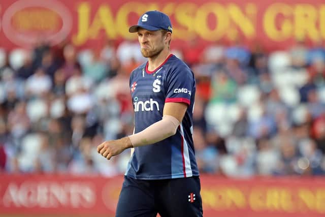 It was a bad night for David Willey and his team (Picture: Peter Short)